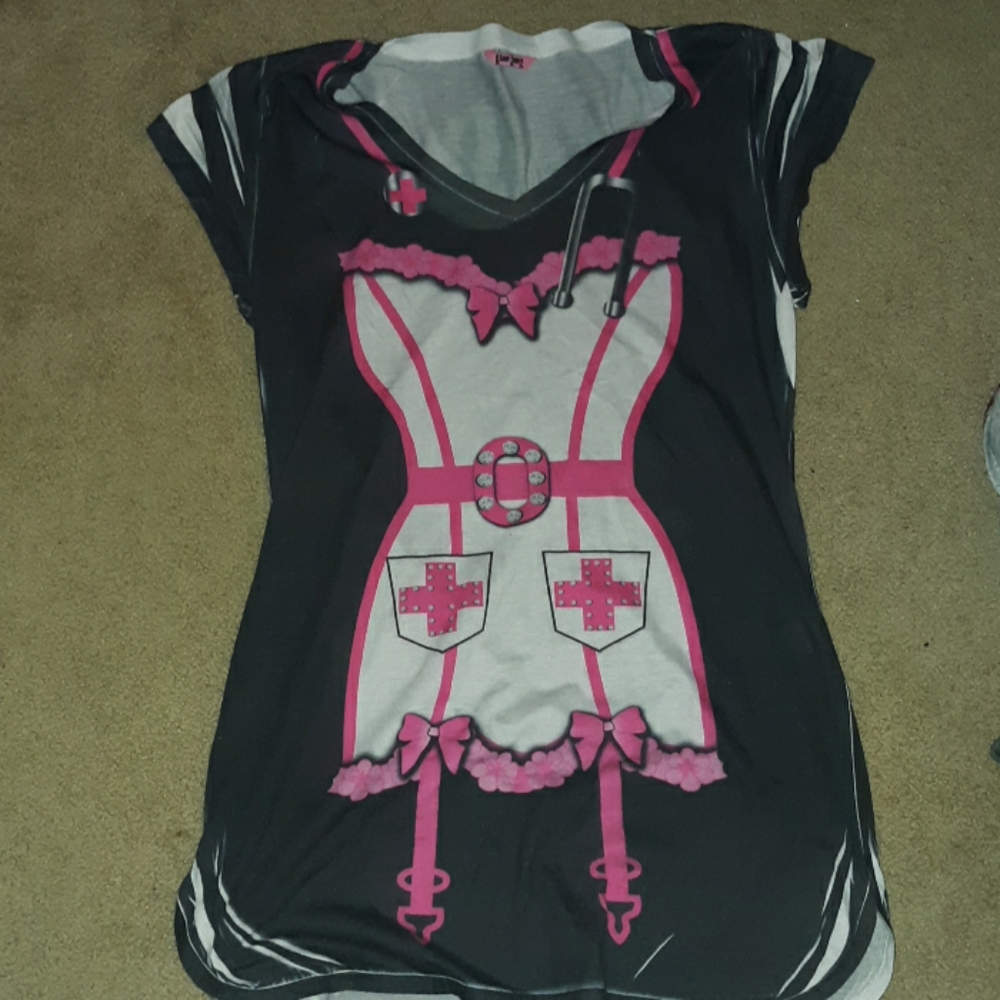 Nightgown with print